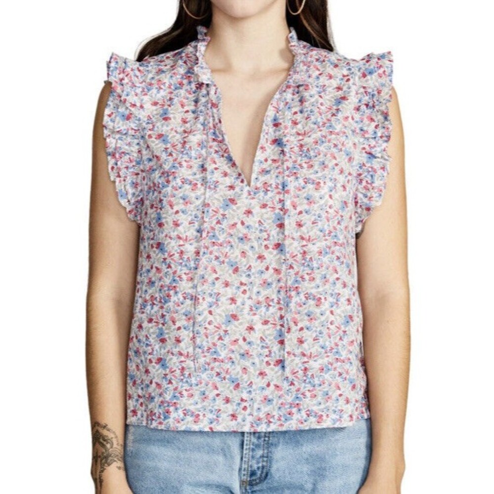 BB Dakota by Steve Madden Ditsy Top Women’s Medium NWT